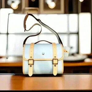 Luxury Leather DSLR Camera Bag Insert Case Messenger Shoulder Bag 10B908